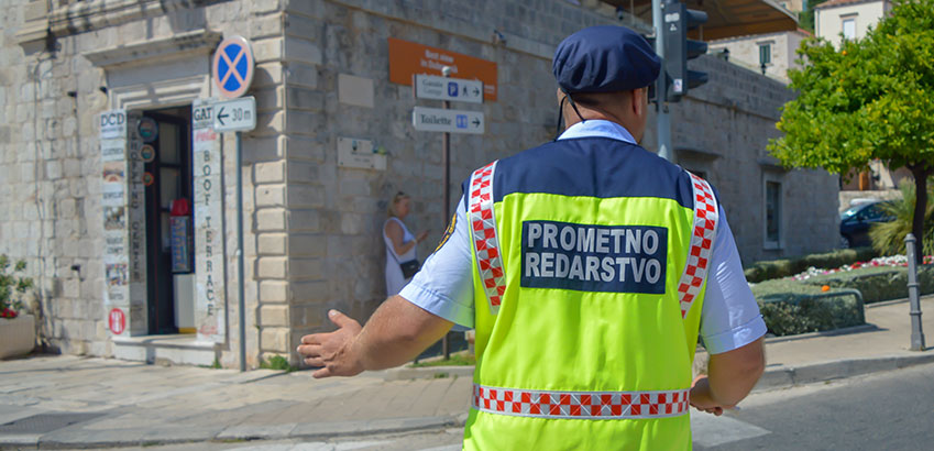 Verkehrsregeln in Kroatien - Kontrolle der Verkehrspolizei.
