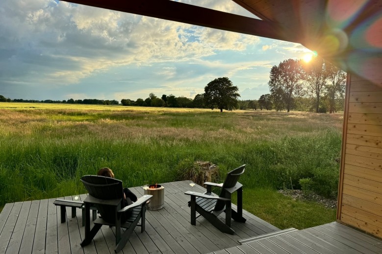 102-Tiny House mit Blick ins Grüne