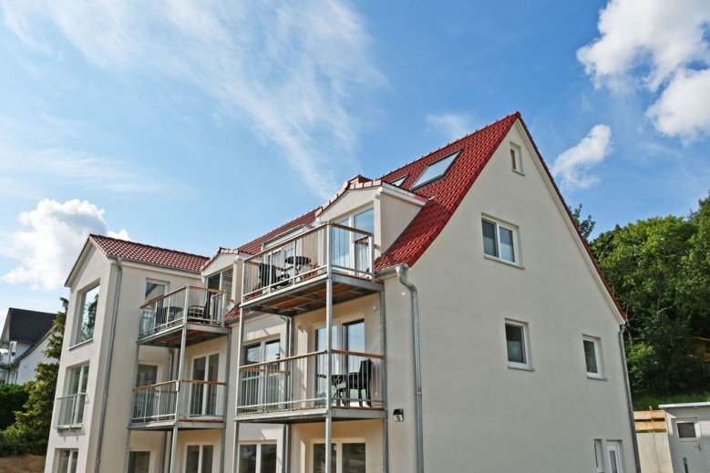 Appartementhaus mit Meerblick und Balkon in Göhren