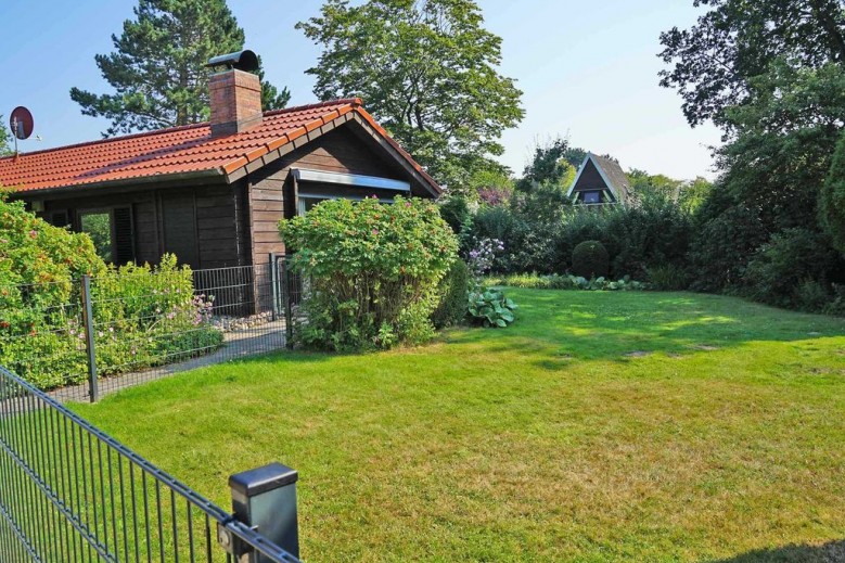 Blockhaus mit W-LAN - grosse Terrasse mit Strandko