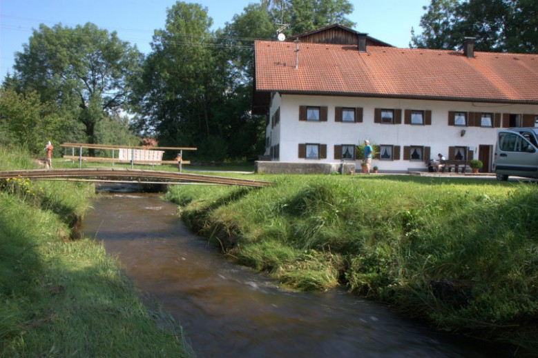 Ferienhaus, Bauernhof mit Angel- und Badesee, Roßhaupten, Allgäu