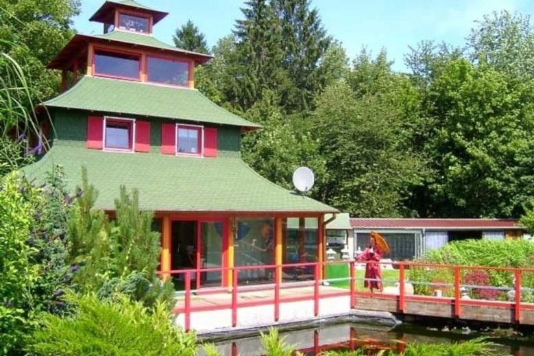 Ferienwohnung im chinesischen Koi-Tempel