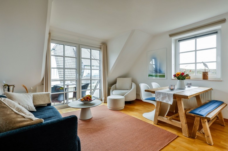 Ferienwohnung Sandblume mit Meerblick