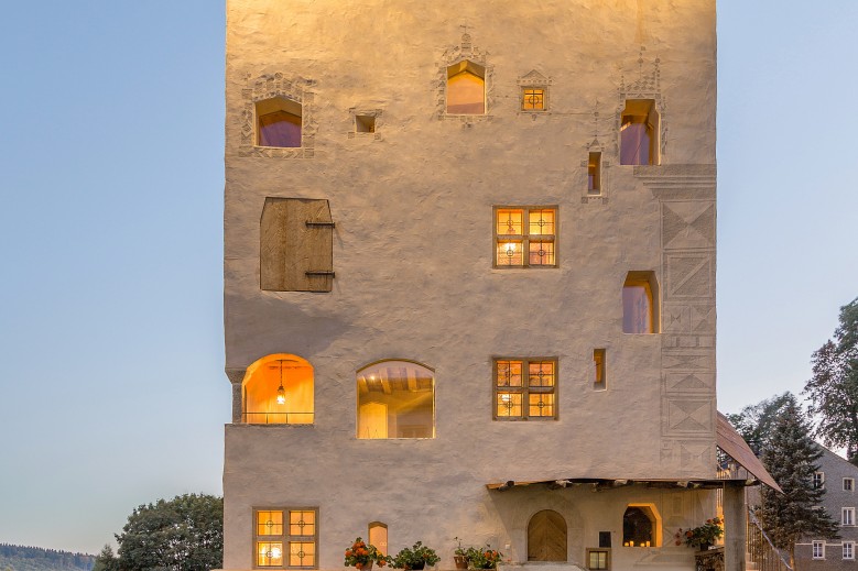 Grafenstubn im Turm zu Schloss Schedling