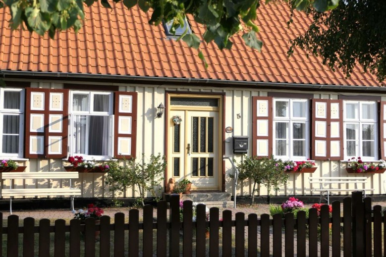 Kapitänshaus in Strandnähe