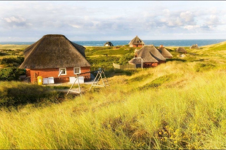 Meerblickhaus Hoppe mit Panoramabank auf Sylt