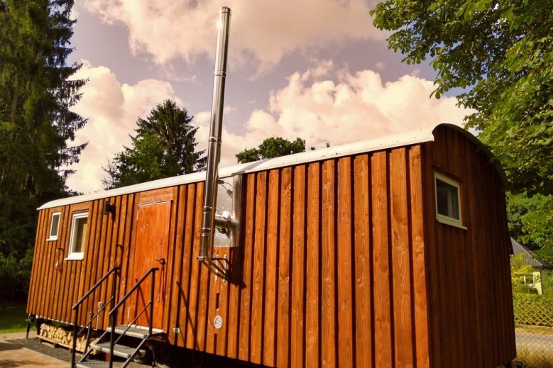 Oriental Tiny House mit Sauna in Wendisch Rietz