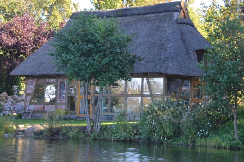 Reetdachkate auf Gestüt Schierensee