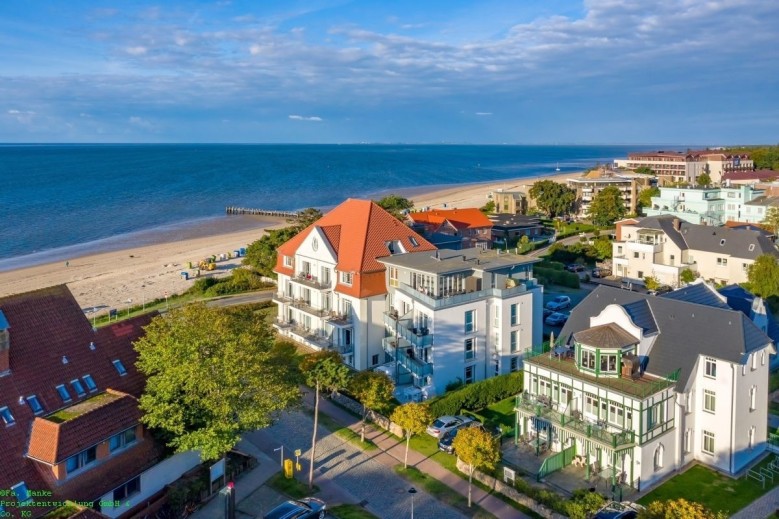 Schloss am Meer - Whg.3 / große Terrasse mit Meerblick